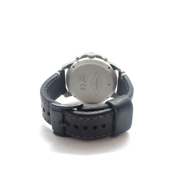 Fossil Q NDW1 Men's Brown Leather Analog Cream Dial Quartz Genuine Watch BP161 - Picture 10 of 10